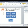 PowerPoint FAQ: How do I animate SmartArt shapes individually? This clip is one I created specifically for TrainSignal‘s YouTube Office channel to begin a new video series, the “PowerPoint FAQ” series, designed to answer some of the commonly asked questions...