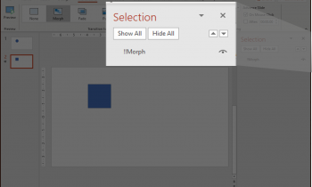 A New Way to Morph from One Shape to Another in PowerPoint